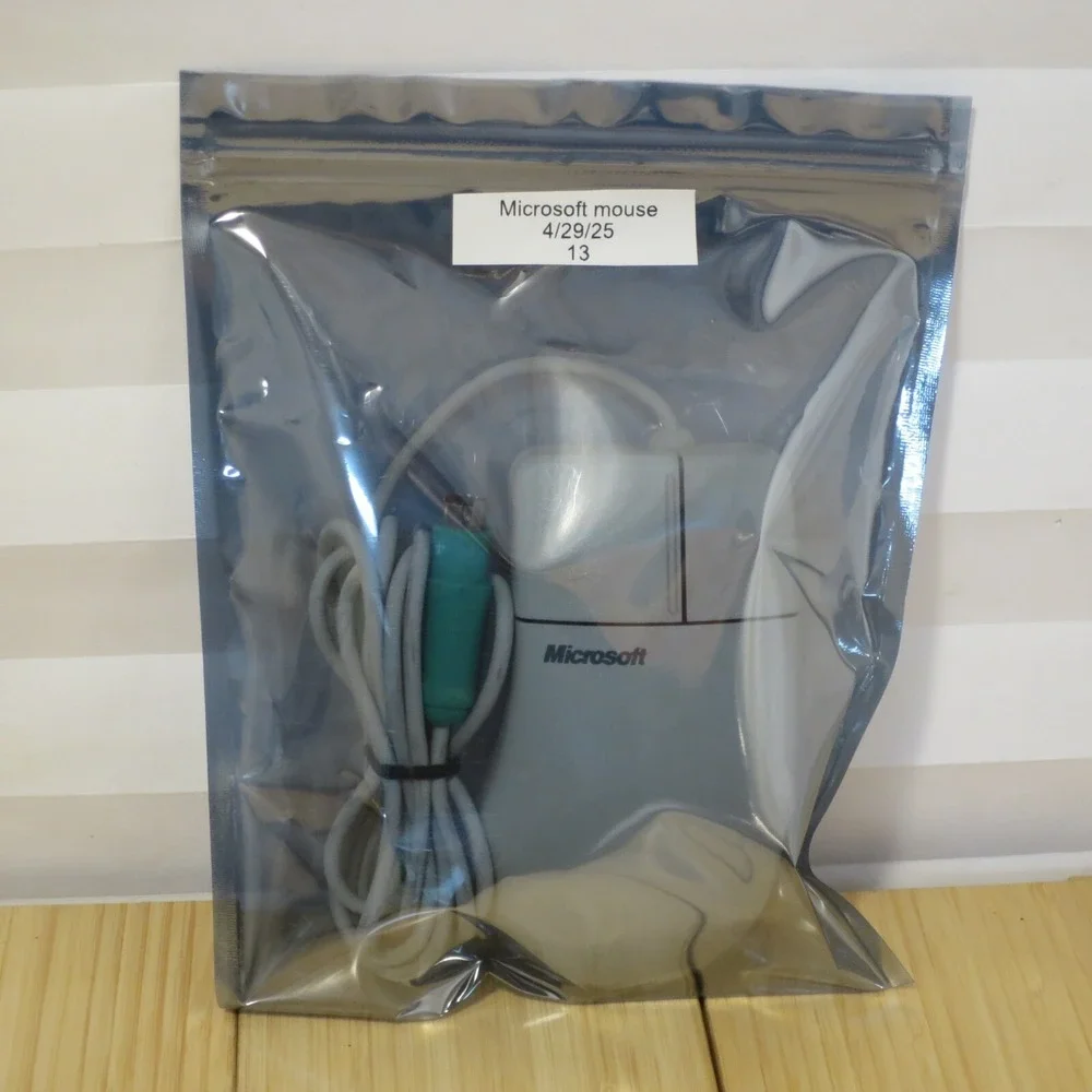 2 Button Microsoft Mouse Port Compatible PS2 Mouse 2.1A PN X03-68761 - Tested 13